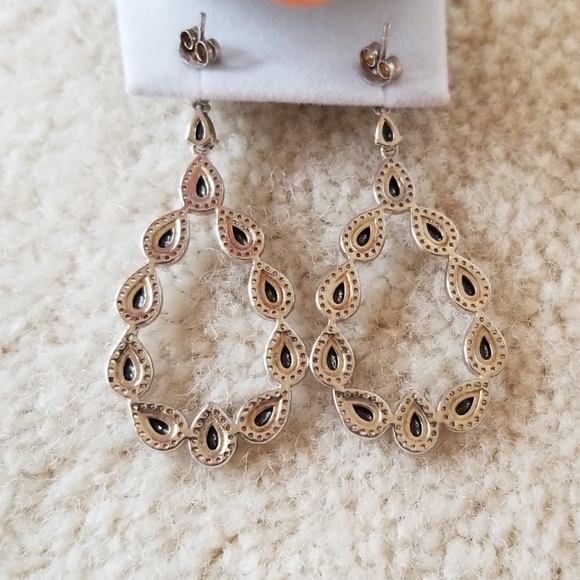 New never worn sterling silver 925 earrings - Picture 4 of 5